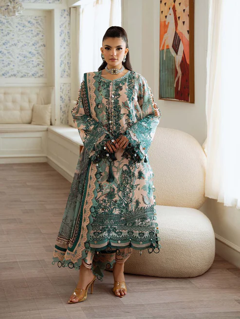 JADE FLORA LAWN 03PC VOL-II 2025 | SKU- 1000000023965