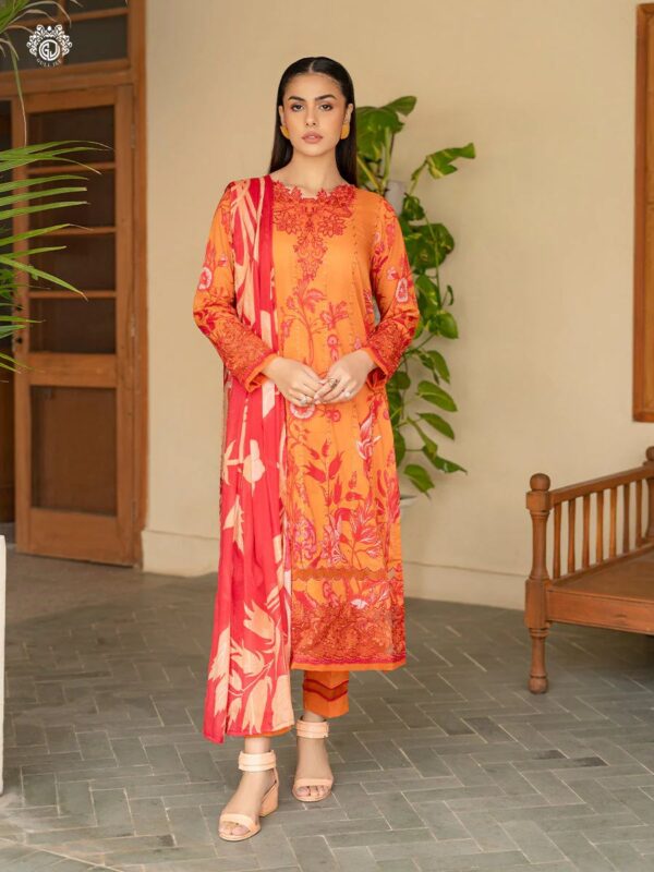 Gulljee Kroma Embroidered Unstitched 3 Piece Collection | GKRM2402A6