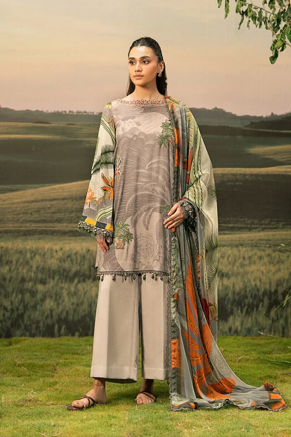 Maria.B M.Basicss Embroidered Arabic Lawn Collection 2025 | MB-PFUS25-06B