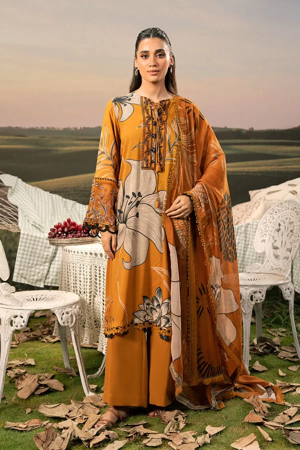 Maria.B M.Basicss Embroidered Arabic Lawn Collection 2025 | MB-PFUS25-08A