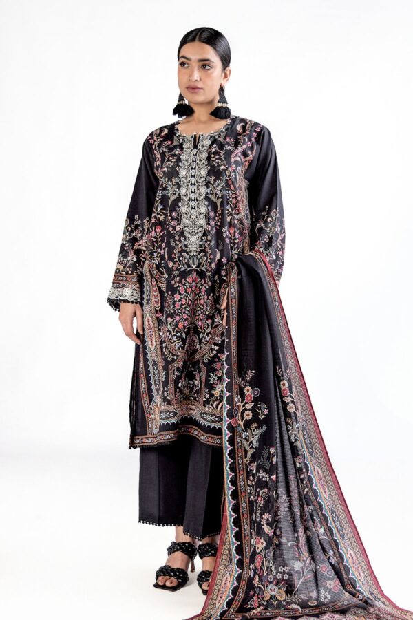 Khaadi printed embroidered lawn collection 2025 ] SKU: AS1606A