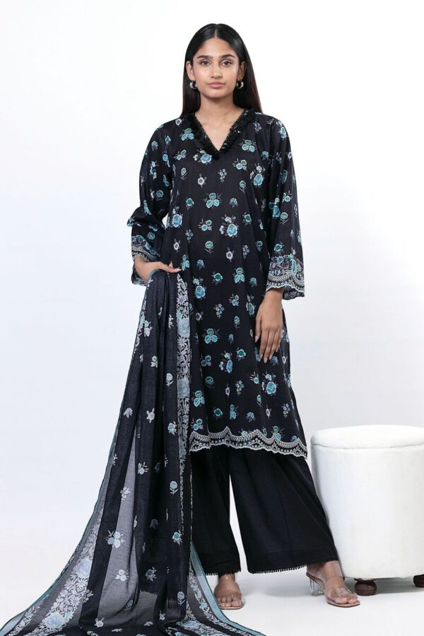 Khaadi printed embroidered lawn collection 2025 ] SKU: SS2131C