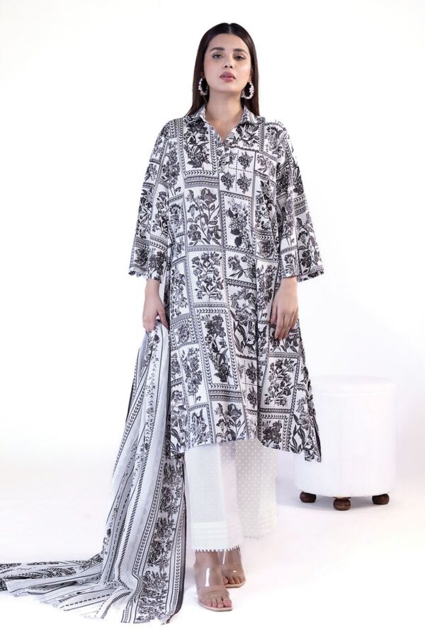 khaadi  printed lawn collection 2025 ] SKU: SS152A