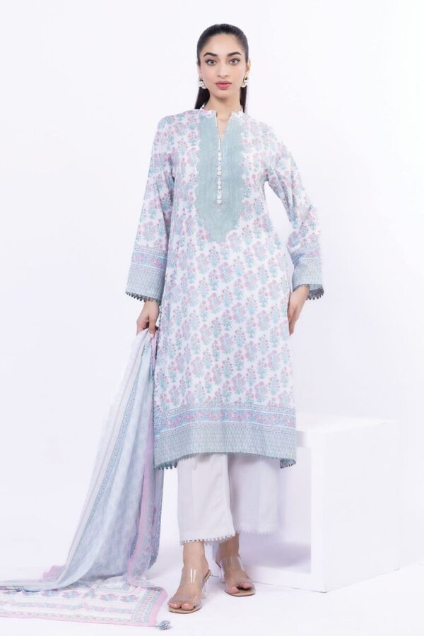 khaadi printed embroidered lawn collection 2025 ] SKU: SS2214A