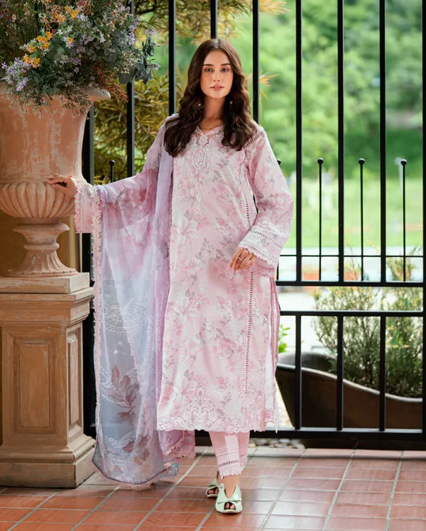 Roheenaz Summer Reverie Luxury Lawn  collection 2025 – Lyora