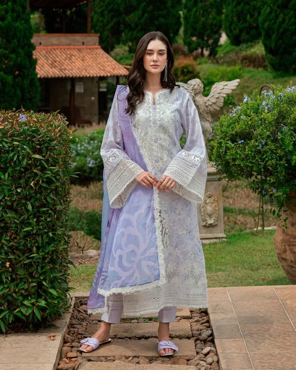 Roheenaz Summer Reverie Luxury Lawn  collection 2025-Florin