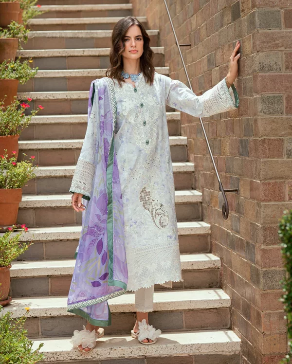 Roheenaz Summer Reverie Luxury Lawn  collection 2025 -Aeris