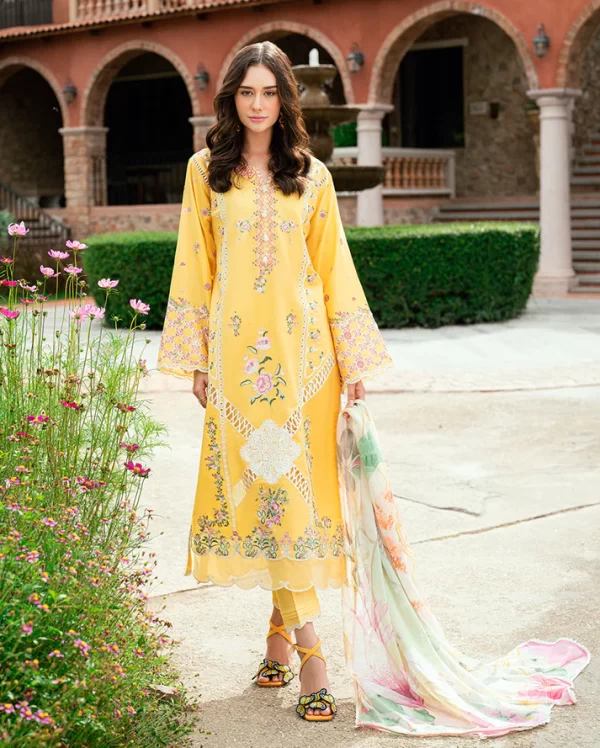 Roheenaz Summer Reverie Luxury Lawn collection 2025 -Lunara