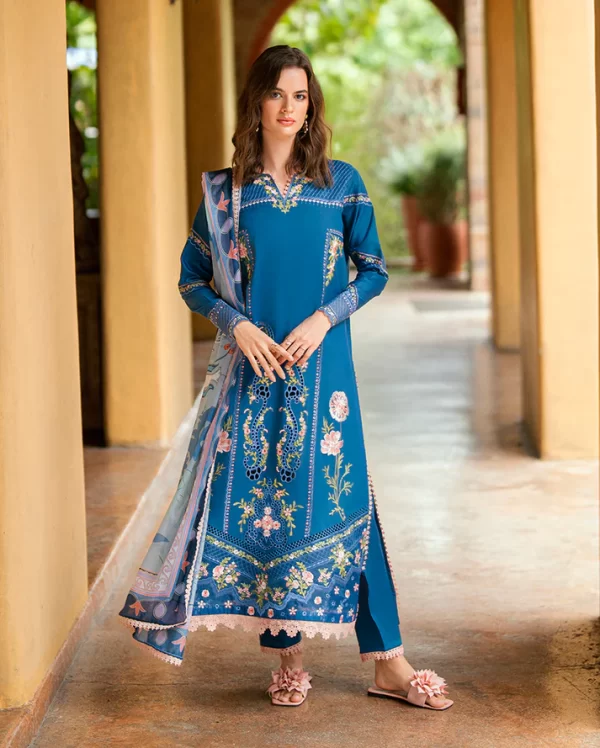 Roheenaz Summer Reverie Luxury Lawn collection 2025  – Isoria