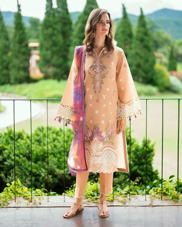Roheenaz Summer Reverie Luxury Lawn collection 2025 – Elaris