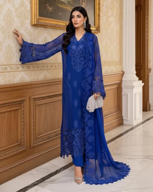 Ronak E mehal Semi Stitched Chiffon Vol 2 2025 | D3