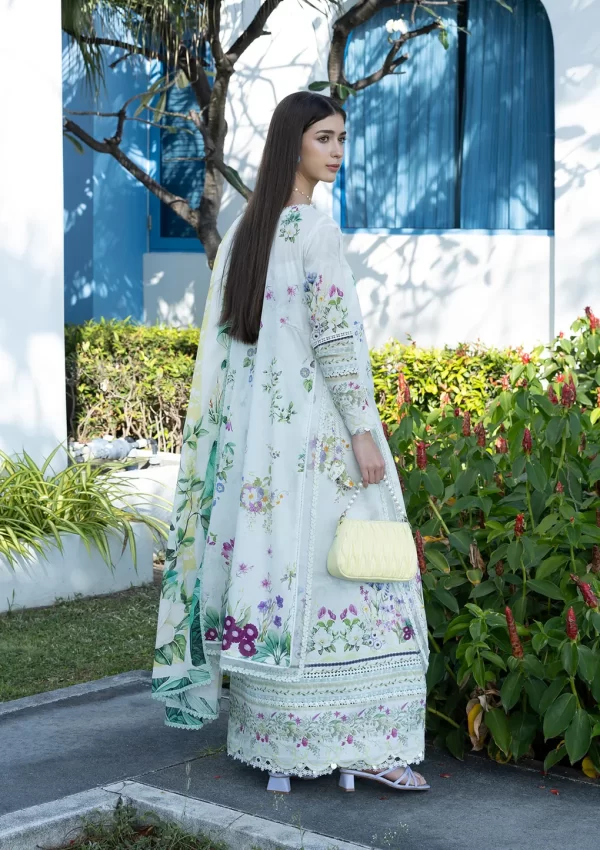 Alternative view of Elaf Prints Lawn collection Vol 1 2026 | 7B MOON FLOWER