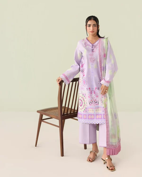 Roheezan Rosette lawn collection 2026 | SKU: SS25063A