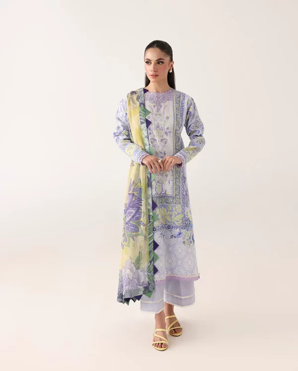 Roheezan Rosette lawn collection 2026 | SKU: SS25064B