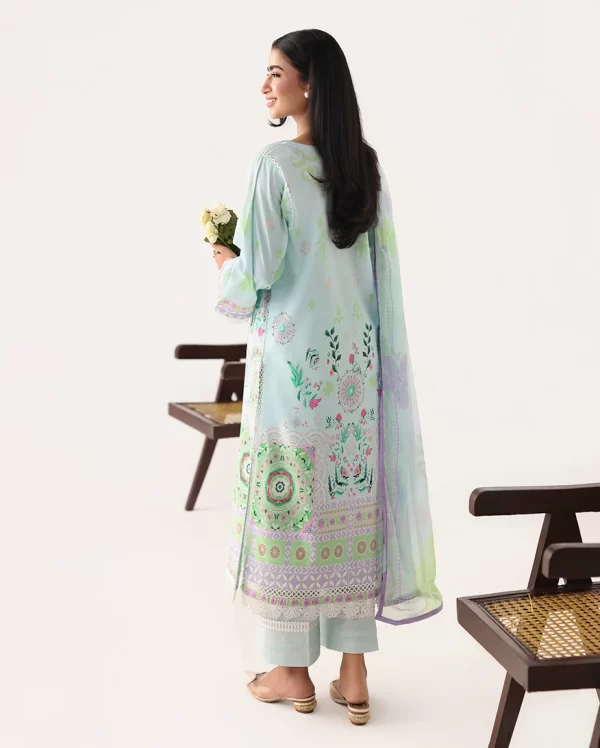 Alternative view of Roheezan Rosette lawn collection 2026 | SKU: SS25063B