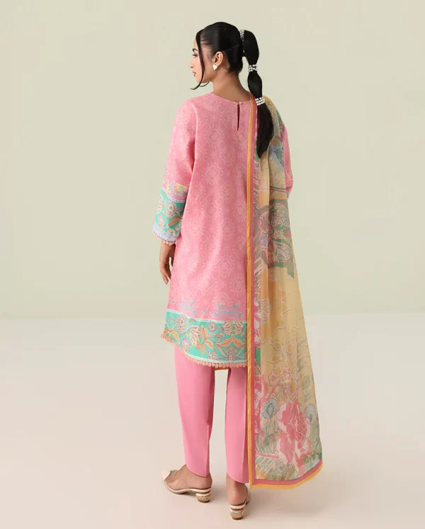 Alternative view of Roheezan Rosette lawn collection 2026 | SKU: SS25064A