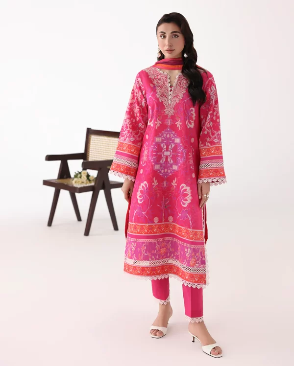 Roheezan Rosette lawn collection 2026 | SKU: SS25068A