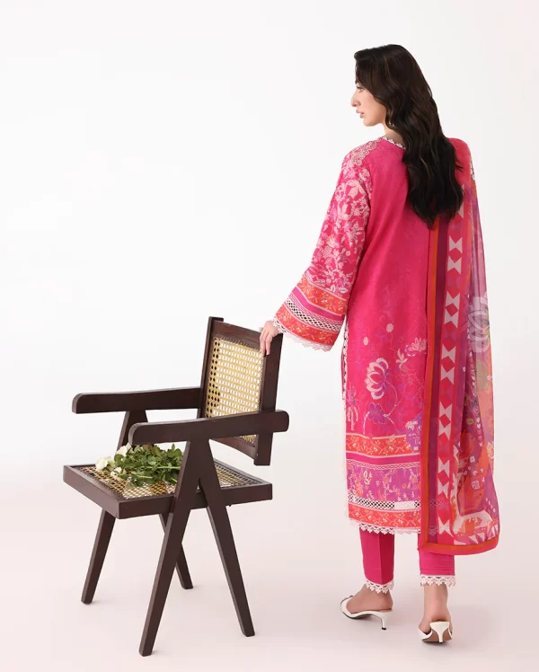 Alternative view of Roheezan Rosette lawn collection 2026 | SKU: SS25068A