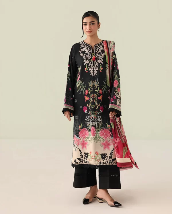 Roheezan Rosette lawn collection 2026 | SKU SS25061A