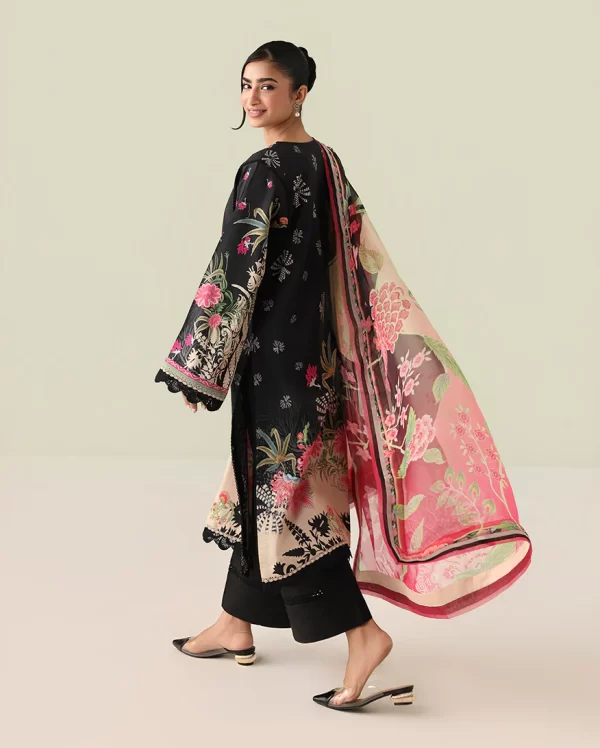 Alternative view of Roheezan Rosette lawn collection 2026 | SKU SS25061A