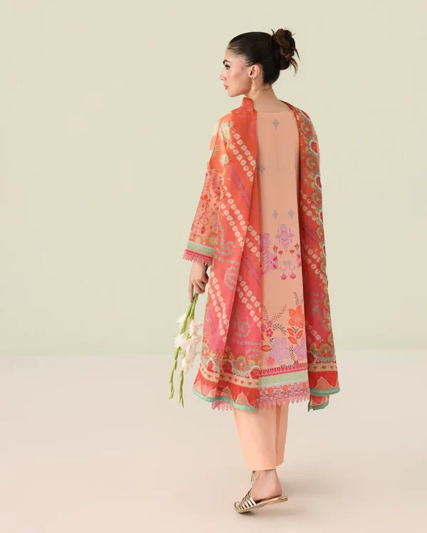 Alternative view of Roheezan Rosette lawn collection 2026 | SKU: SS25065B