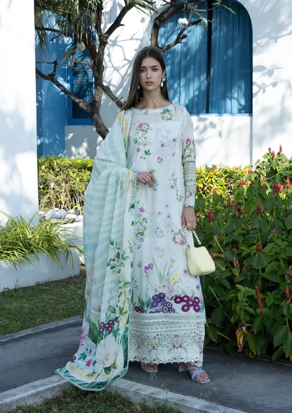 Elaf Prints Lawn collection Vol 1 2026 | 7B MOON FLOWER