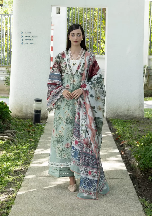 Elaf Prints Lawn collection Vol 1 2026 | 6B OPALINE GARDEN