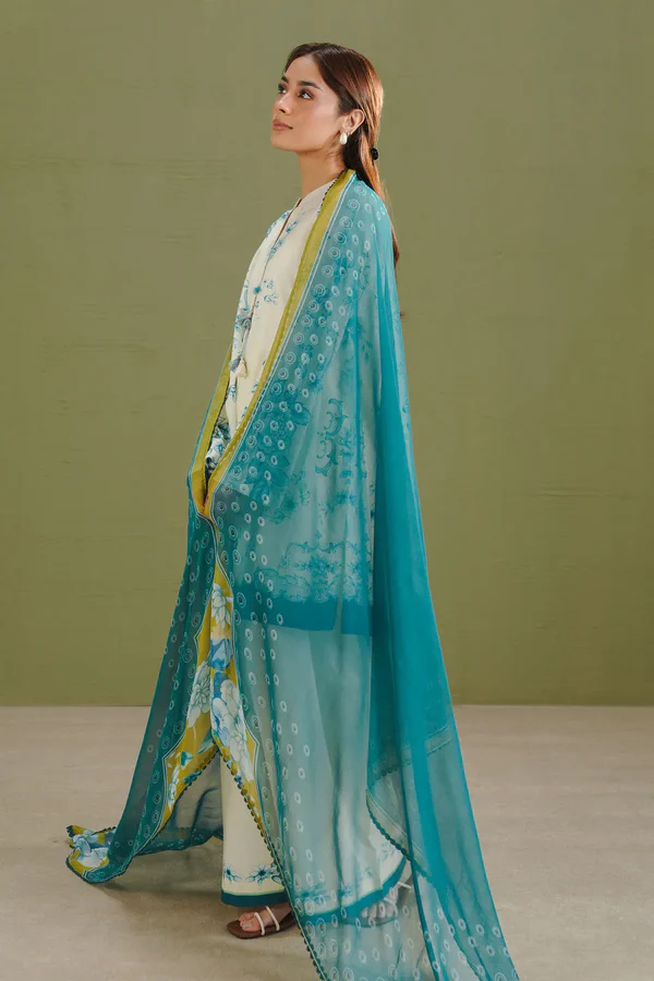 Alternative view of Coco by Zara Shahjajan lawn collection Vol 1 2026 | Riya-2a