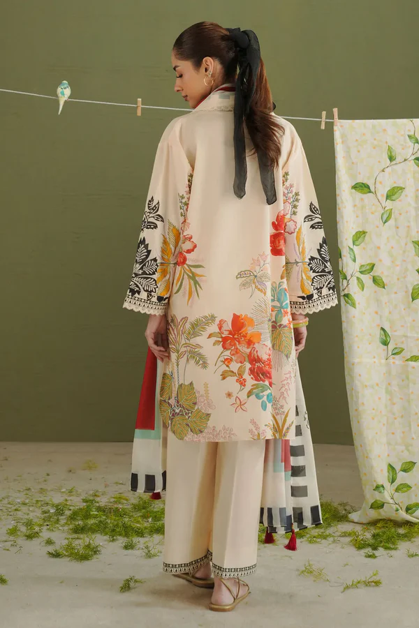 Alternative view of Coco by Zara Shahjajan lawn collection Vol 1 2026 | Vera-3a