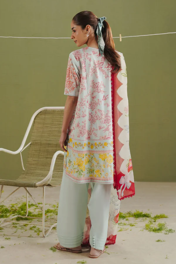 Alternative view of Coco by Zara Shahjajan lawn collection Vol 1 2026 | Elvo-4b