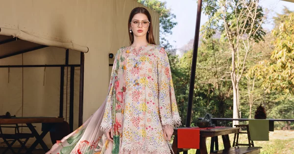 Alternative view of M.Prints Lawn Vol 1 2026 by MARIA B | MPT-2914-A