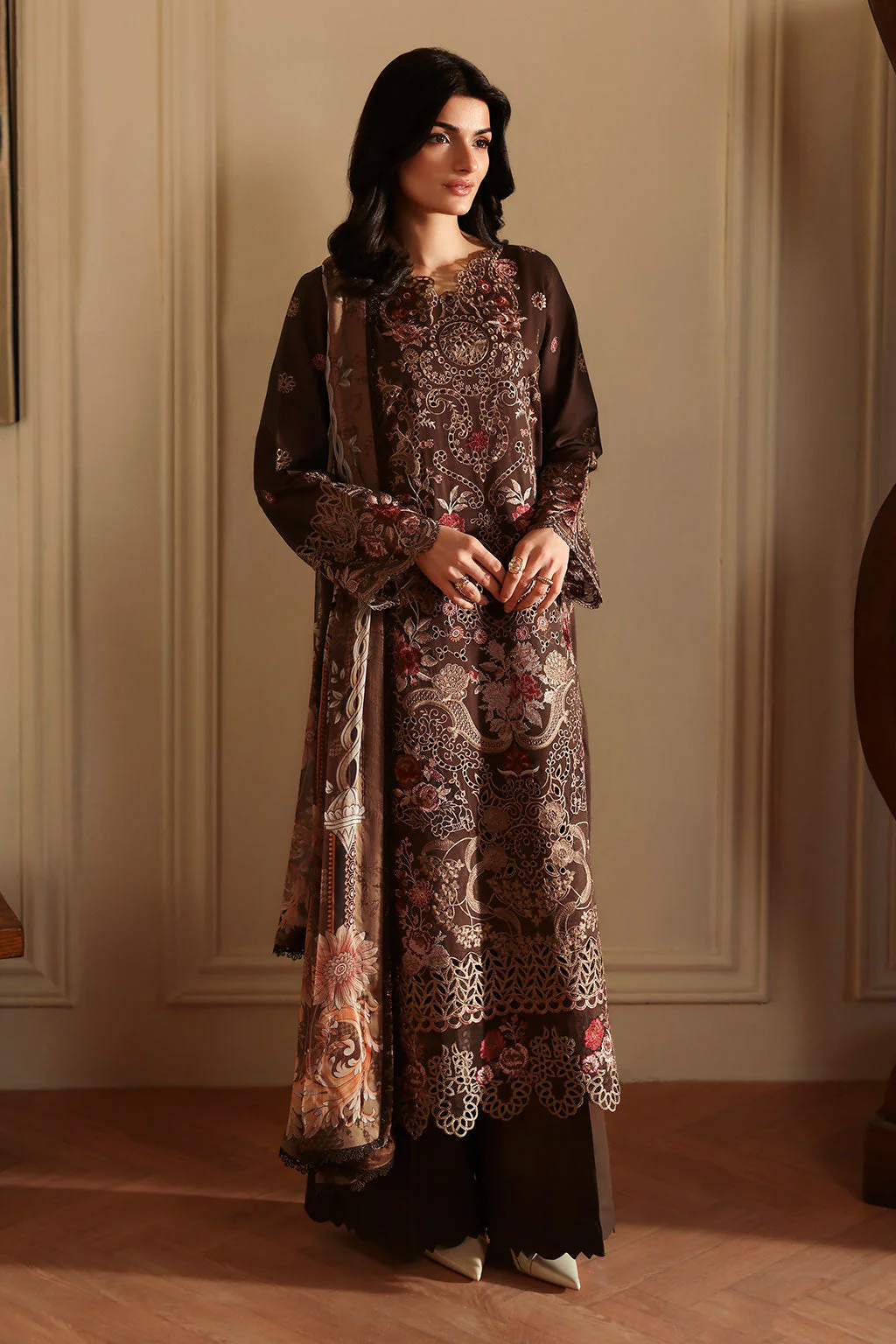 Ramsha Andaaz Luxury Lawn collection 2026 | Z-1303