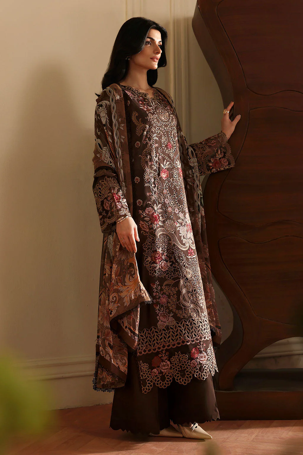 Ramsha Andaaz Luxury Lawn collection 2026 | Z-1303 - Image 4